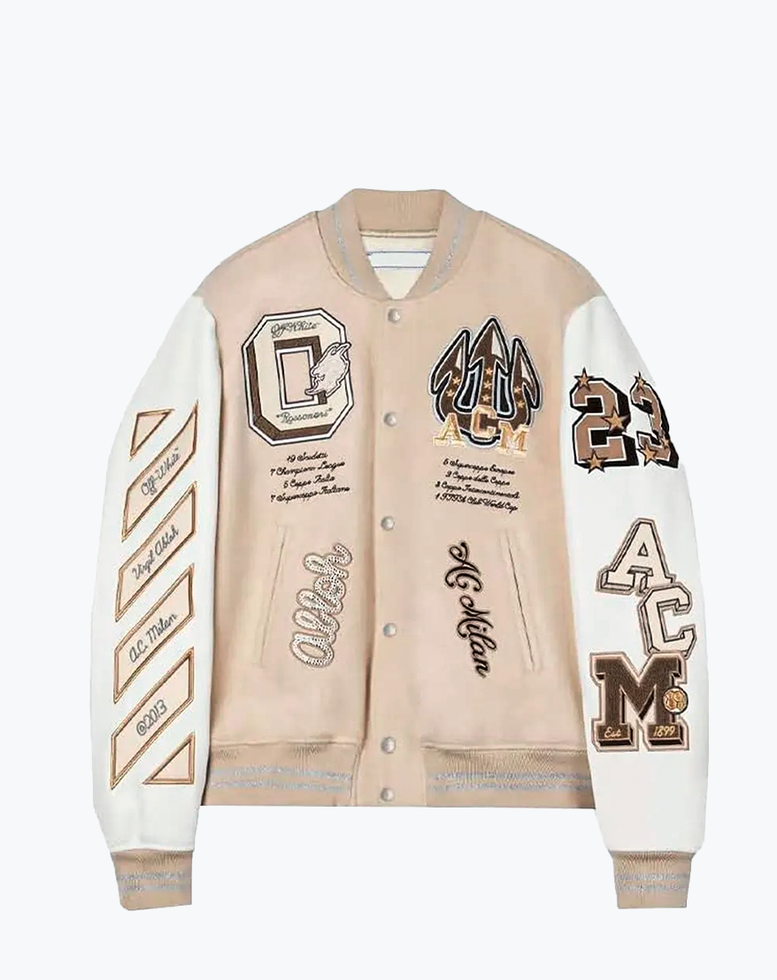 Jacket Varsity x Off Wh