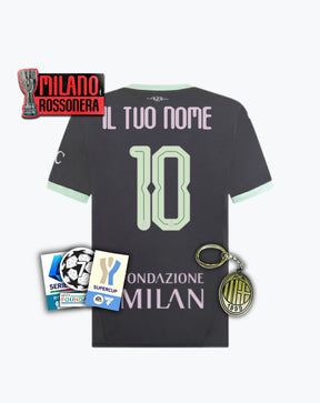 Maglia Third Fonte Champions League + Fondazione Milan 24/25