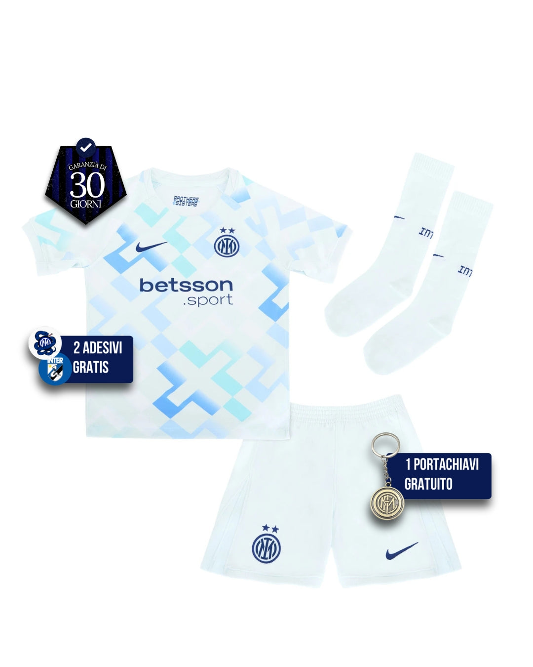 Kit Bambino Con Calzettoni Away 25/26
