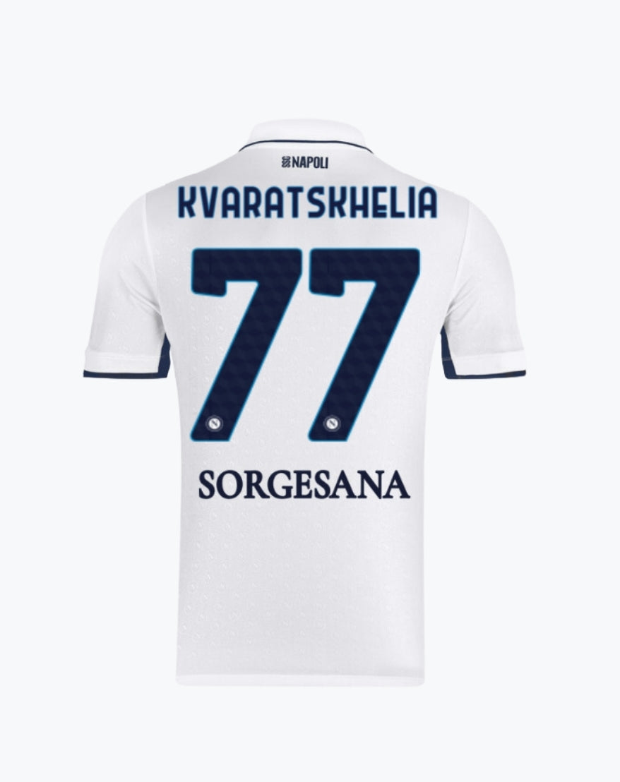 #77 KVARATSKHELIA Maglia Away 24/25