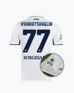 #77 KVARATSKHELIA Maglia Away 24/25