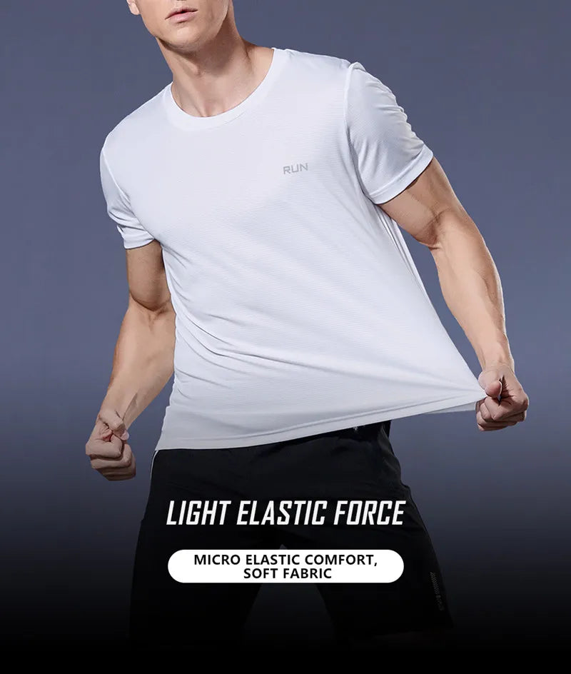 Multicolor Summer Short Sleeve Sport Shirt High Quality Gym Clothing Men Jersey Fitness Shirt Trainer Running T-Shirt Sportswear